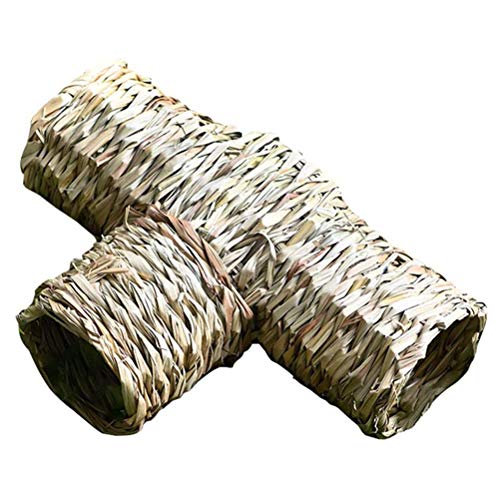 Calayu Grastunnel kleine Tiere, natürliche Grasröhre Hamster Haus Versteck Snack, Kaninchen, Meerschweinchen, Hamster Calayu Grastunnel kleine Tiere, natürliche Grasröhre Hamster Haus Versteck Snack, Kaninchen, Meerschweinchen, Hamster von Calayu