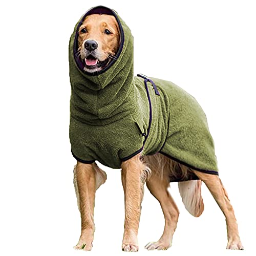 Hundekleidung Gepolsterter Hundepullover Mit Kapuze Hundekleidung Warme Süße Haustierkleidung Geeignet Für Goldenen Labrador von Calculatrice