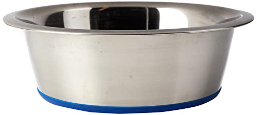 CLASSIC Pet Products Rutschfester Edelstahlnapf (1600 ml – 215 mm, 21,6 cm Durchmesser) von CLASSIC