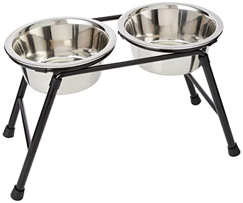 Caldex Doppelter Fressnapf-Ständer mit Fressnäpfen 220 mm / 900 ml von Caldex