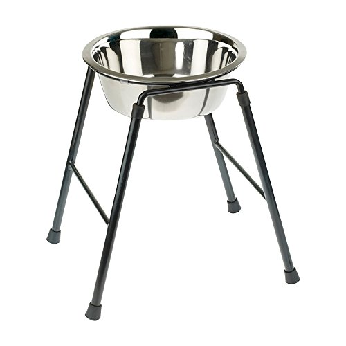 Caldex Einfacher Fressnapf-Ständer mit Fressnapf 370 mm / 4000 ml von Caldex