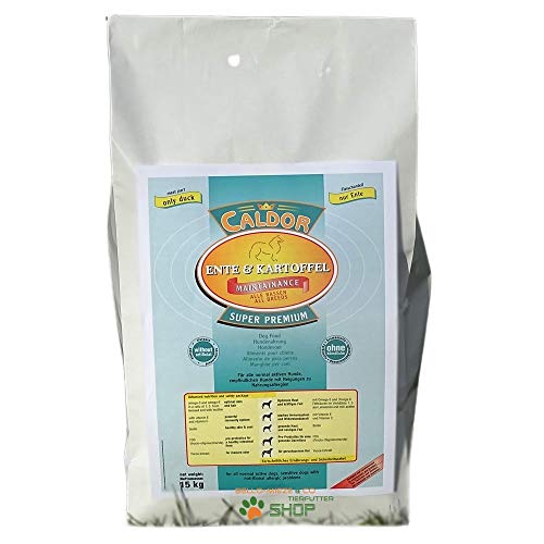 15 kg Caldor Maintenance Ente - Kartoffel | getreidefreies Hunde Trockenfutter | Hundefutter ohne Getreide 15 kg Caldor Maintenance Ente - Kartoffel | getreidefreies Hunde Trockenfutter | Hundefutter ohne Getreide von Caldor