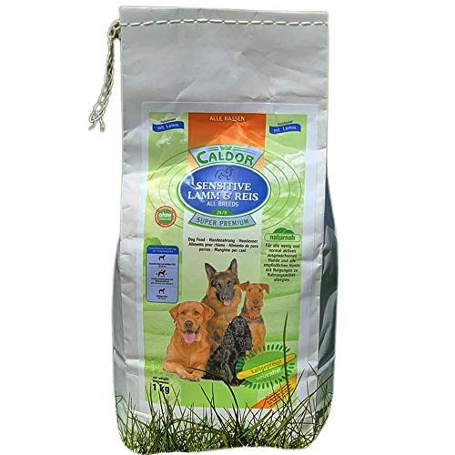 Caldor kalt gepresst | Adult Sensitive Lamm mit Reis | alle Hunderassen | ohne Weizen (1 kg) von Caldor