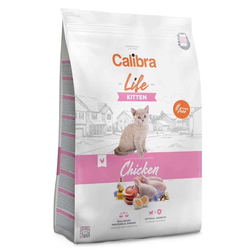 Calibra Cat Life Kitten Huhn - Sparpaket: 2 x 6 kg von Calibra