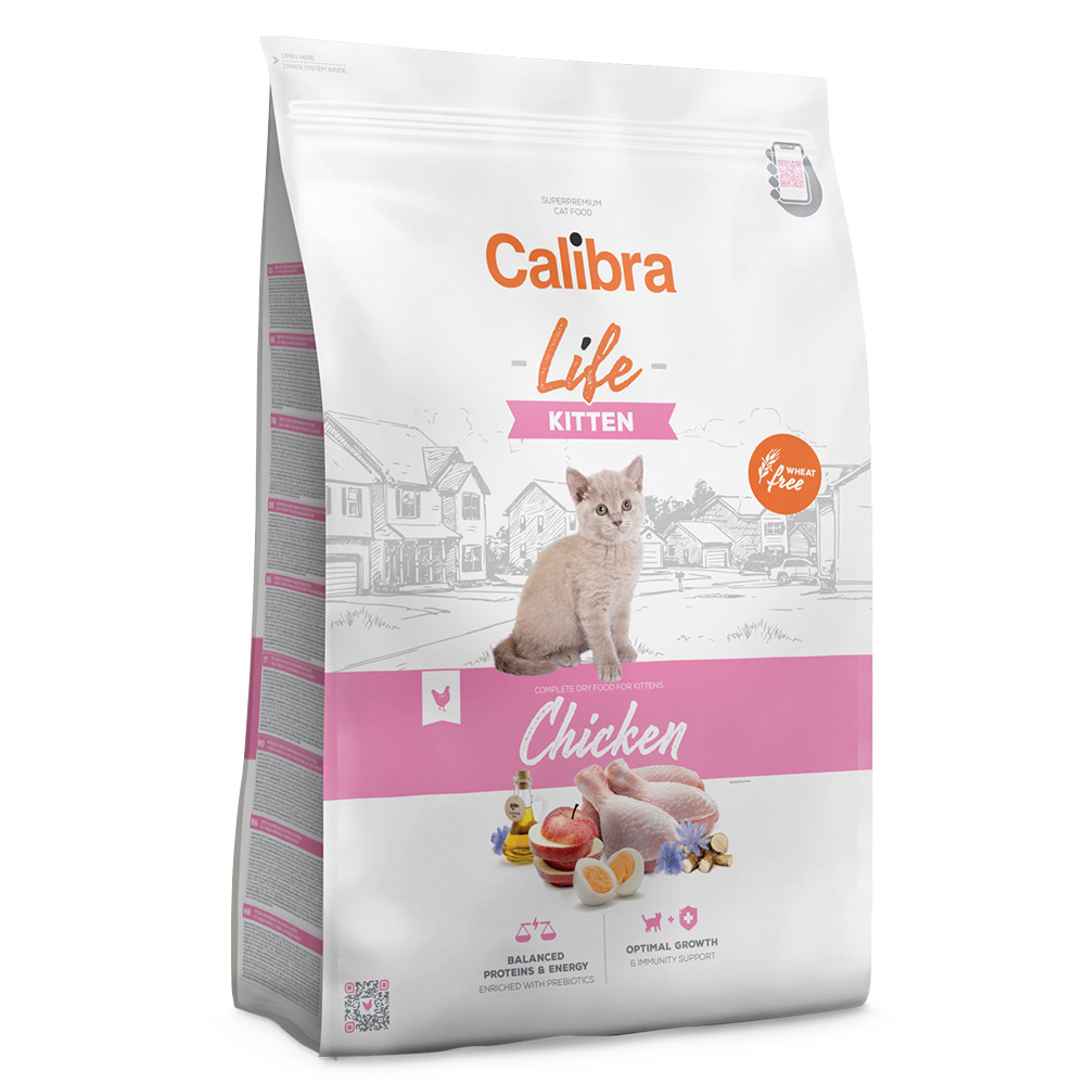Calibra Cat Life Kitten Huhn - Sparpaket: 2 x 6 kg Calibra Cat Life Kitten Huhn - Sparpaket: 2 x 6 kg von Calibra
