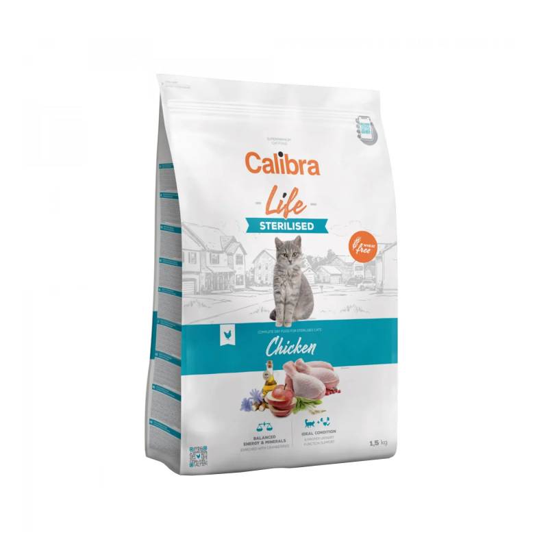 Calibra Cat Life Sterilised - Huhn - 1,5 kg Calibra Cat Life Sterilised - Huhn - 1,5 kg von Calibra