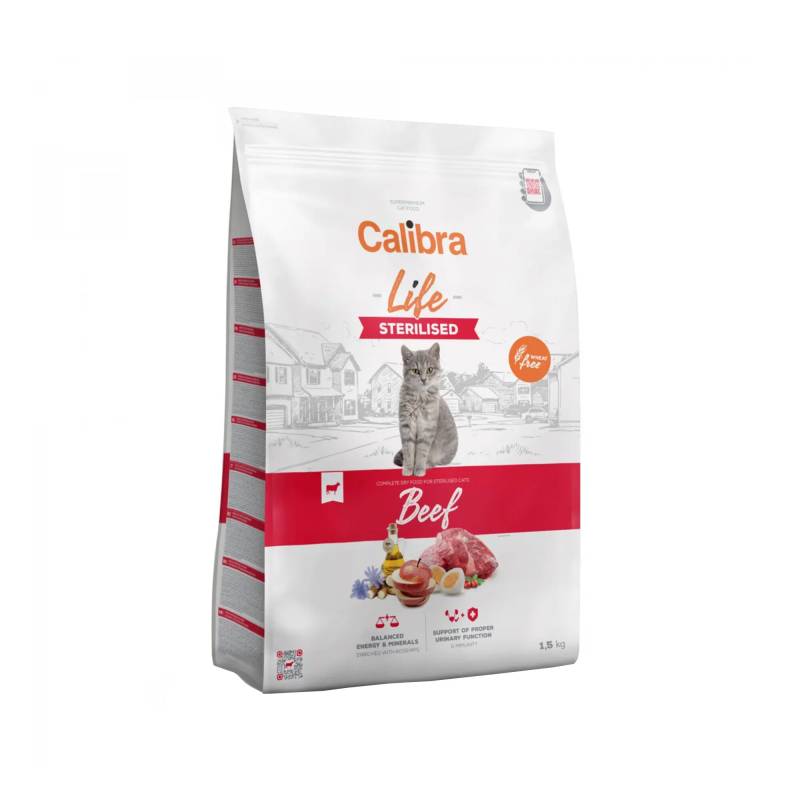Calibra Cat Life Sterilised - Rind - 6 kg Calibra Cat Life Sterilised - Rind - 6 kg von Calibra