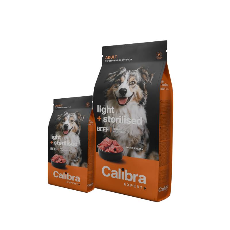 Calibra Dog Expert+ Adult Light & Sterilised - Rind - 12 kg Calibra Dog Expert+ Adult Light & Sterilised - Rind - 12 kg von Calibra