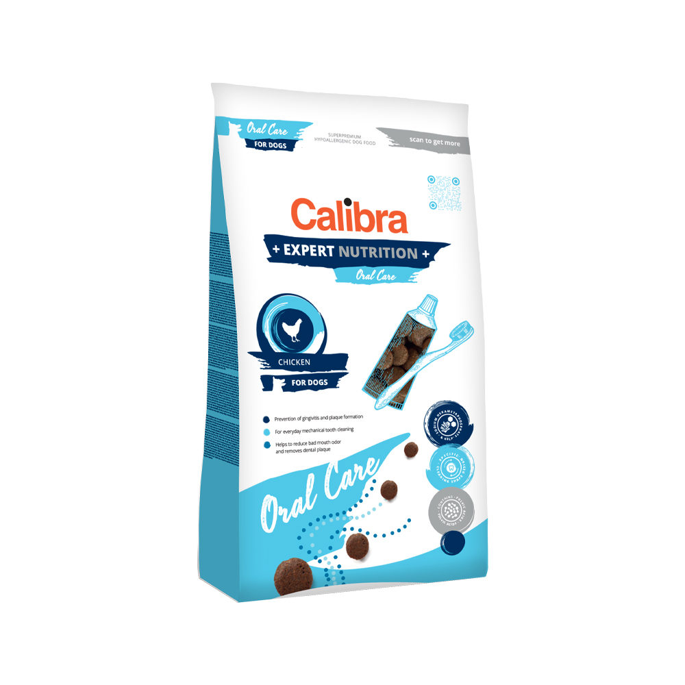 Calibra Dog Expert Nutrition Oral Care Huhn & Reis - 2 kg von Calibra
