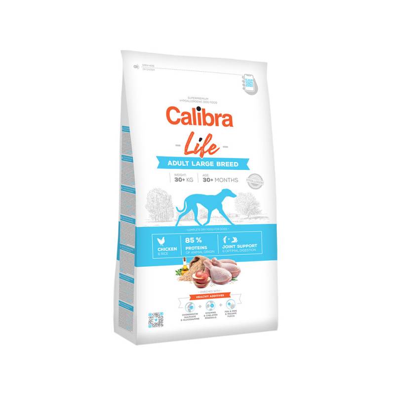 Calibra Dog Life Adult Large Breed - Huhn - 12 kg von Calibra