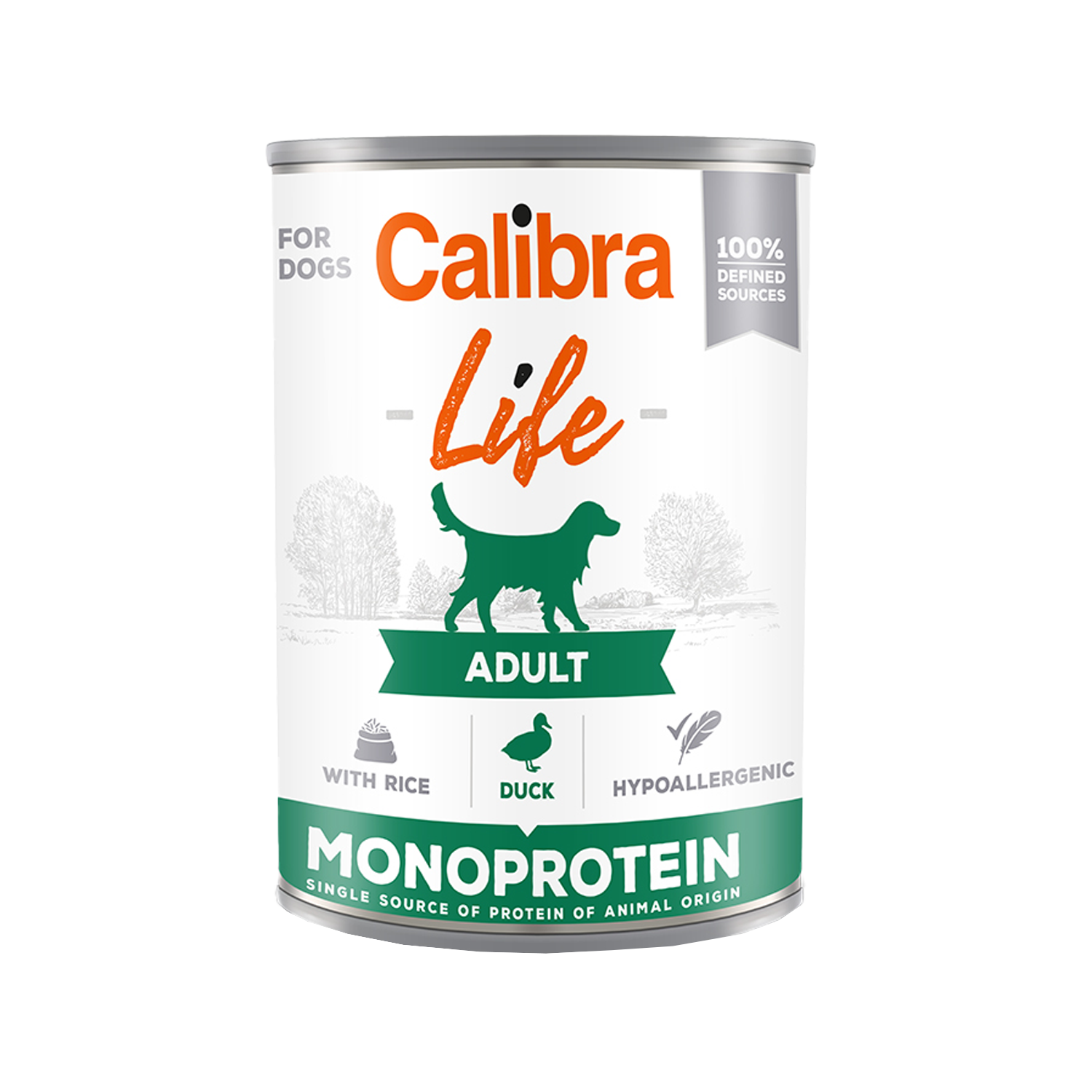 Calibra Dog Life Adult Nassfutter - Ente - 6 x 400 g Calibra Dog Life Adult Nassfutter - Ente - 6 x 400 g von Calibra