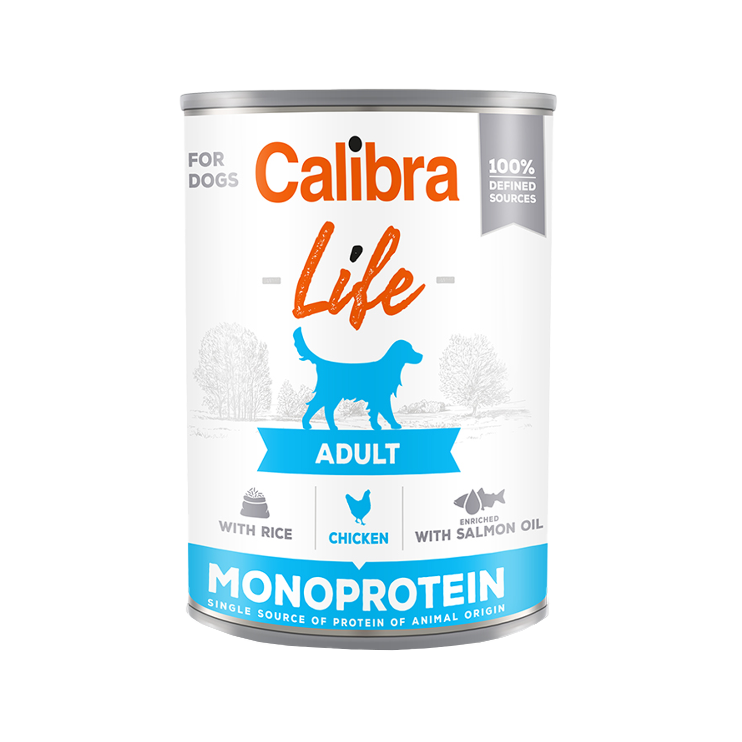 Calibra Dog Life Adult Nassfutter - Huhn - 6 x 400 g Calibra Dog Life Adult Nassfutter - Huhn - 6 x 400 g von Calibra