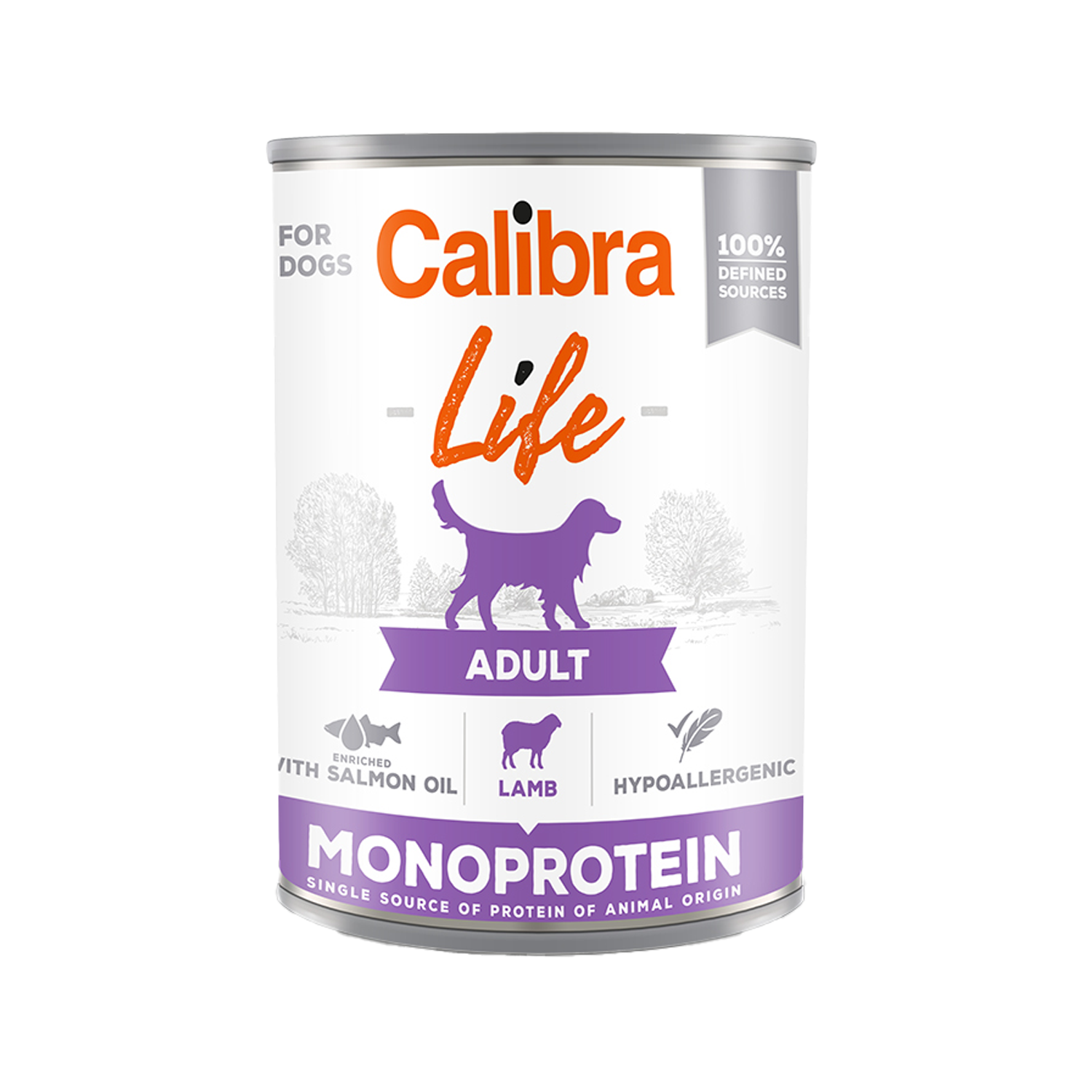 Calibra Dog Life Adult Nassfutter - Lamm - 6 x 400 g Calibra Dog Life Adult Nassfutter - Lamm - 6 x 400 g von Calibra