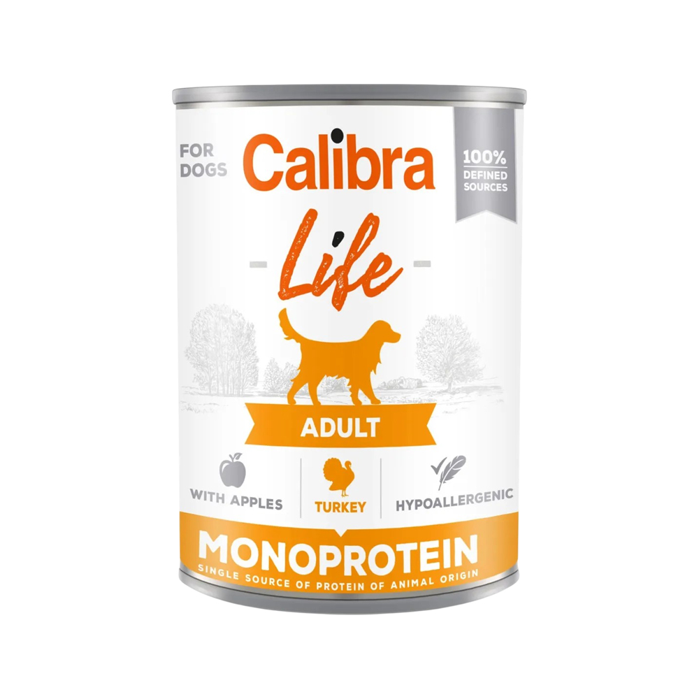 Calibra Dog Life Adult Nassfutter - Truthahn & Apfel - 12 x 400 g Calibra Dog Life Adult Nassfutter - Truthahn & Apfel - 12 x 400 g von Calibra
