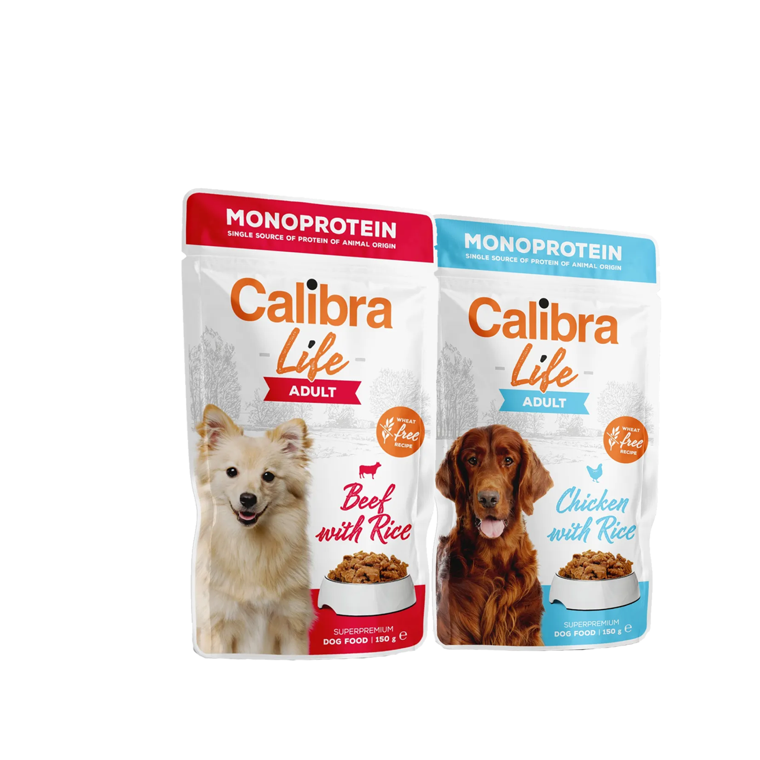 Calibra Dog Life Adult Wet Food - Round - 10 x 150 grams von Calibra