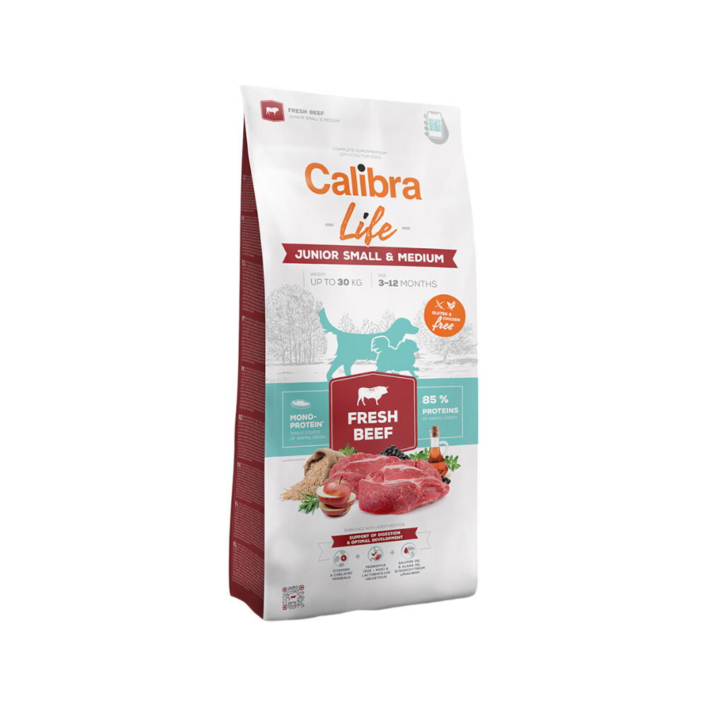 Calibra Dog Life Junior Kleine & Mittlere Rassen - Rindfleisch - 12 kg Calibra Dog Life Junior Kleine & Mittlere Rassen - Rindfleisch - 12 kg von Calibra