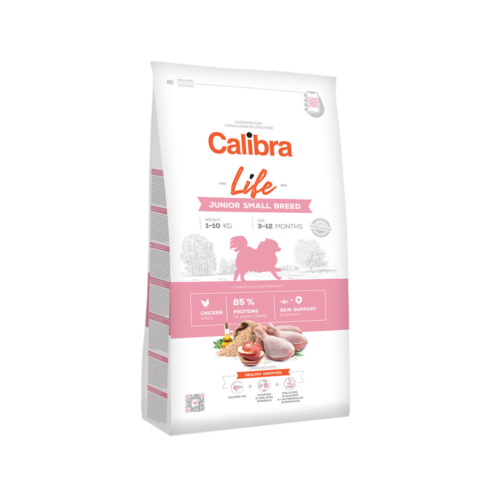 Calibra Dog Life Junior Small Breed - Huhn - 6 kg von Calibra