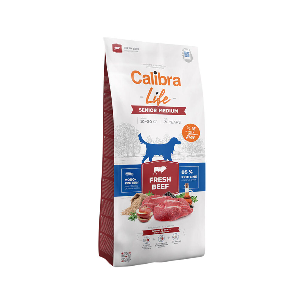 Calibra Dog Life Senior Medium Breed - Rindfleisch - 12 kg Calibra Dog Life Senior Medium Breed - Rindfleisch - 12 kg von Calibra