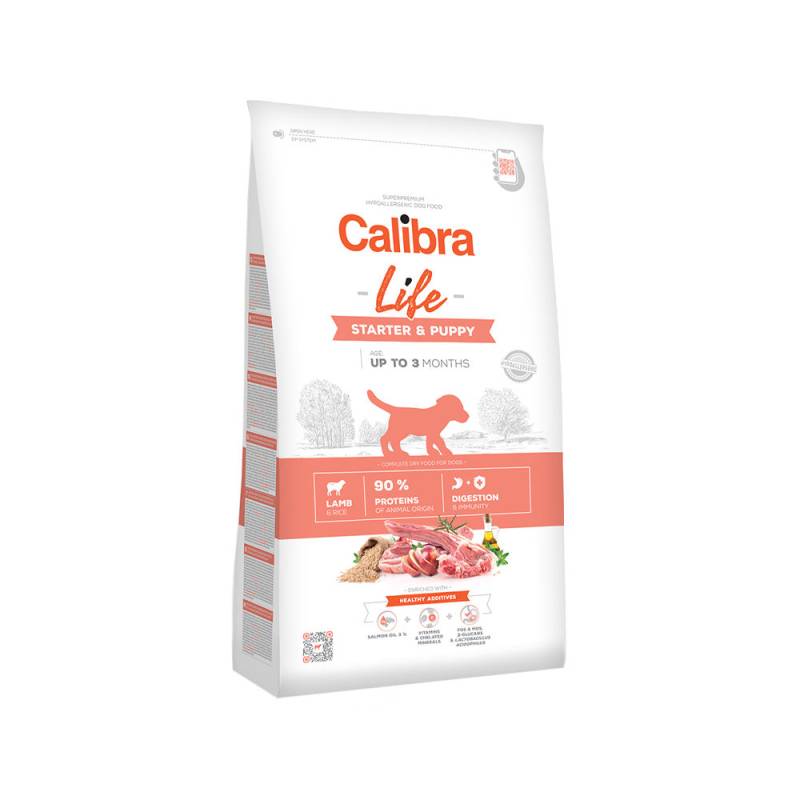 Calibra Dog Life Starter & Puppy - Lam - 12 kg von Calibra