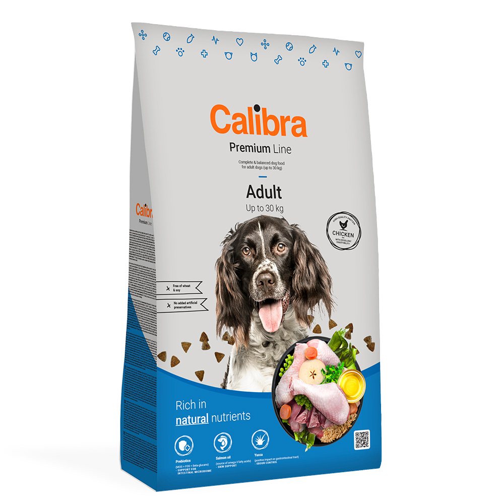 Calibra Dog Premium Line Adult Huhn - 12 kg von Calibra