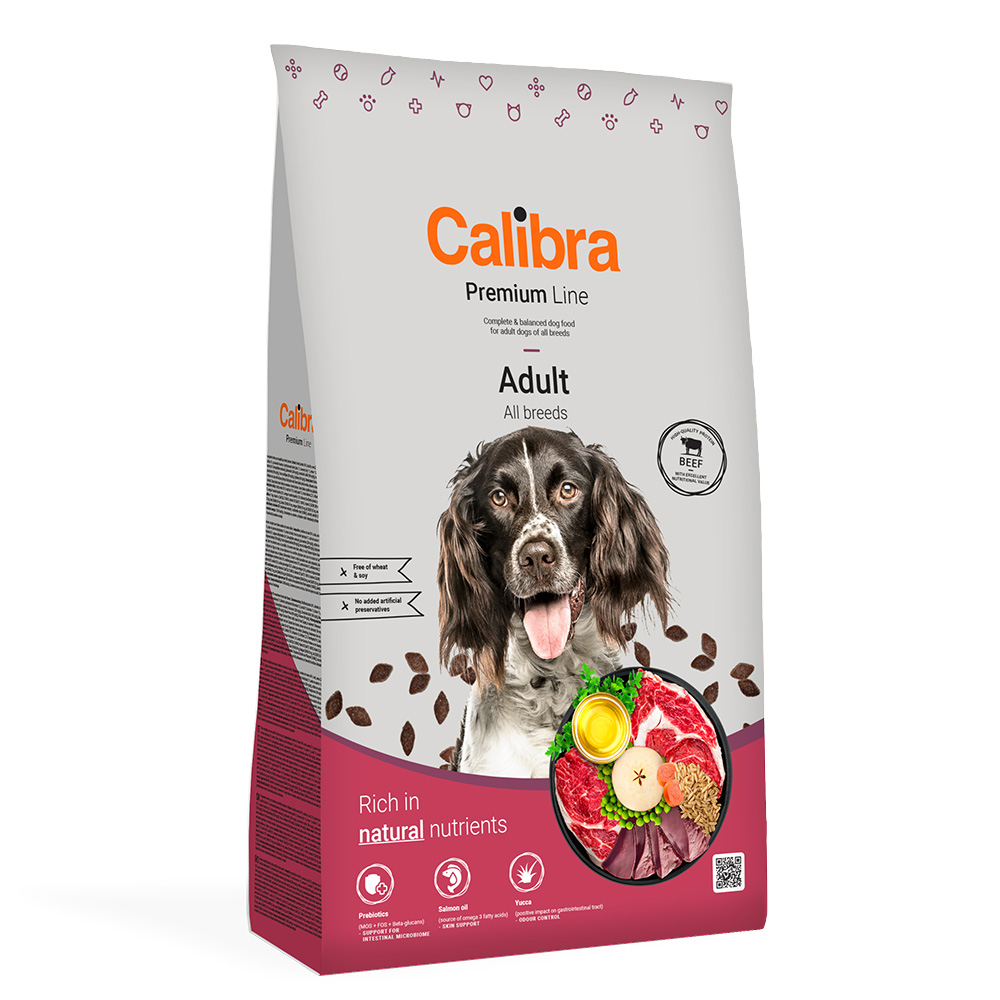 Calibra Dog Premium Line Adult Rind - Sparpaket: 2 x 12 kg von Calibra