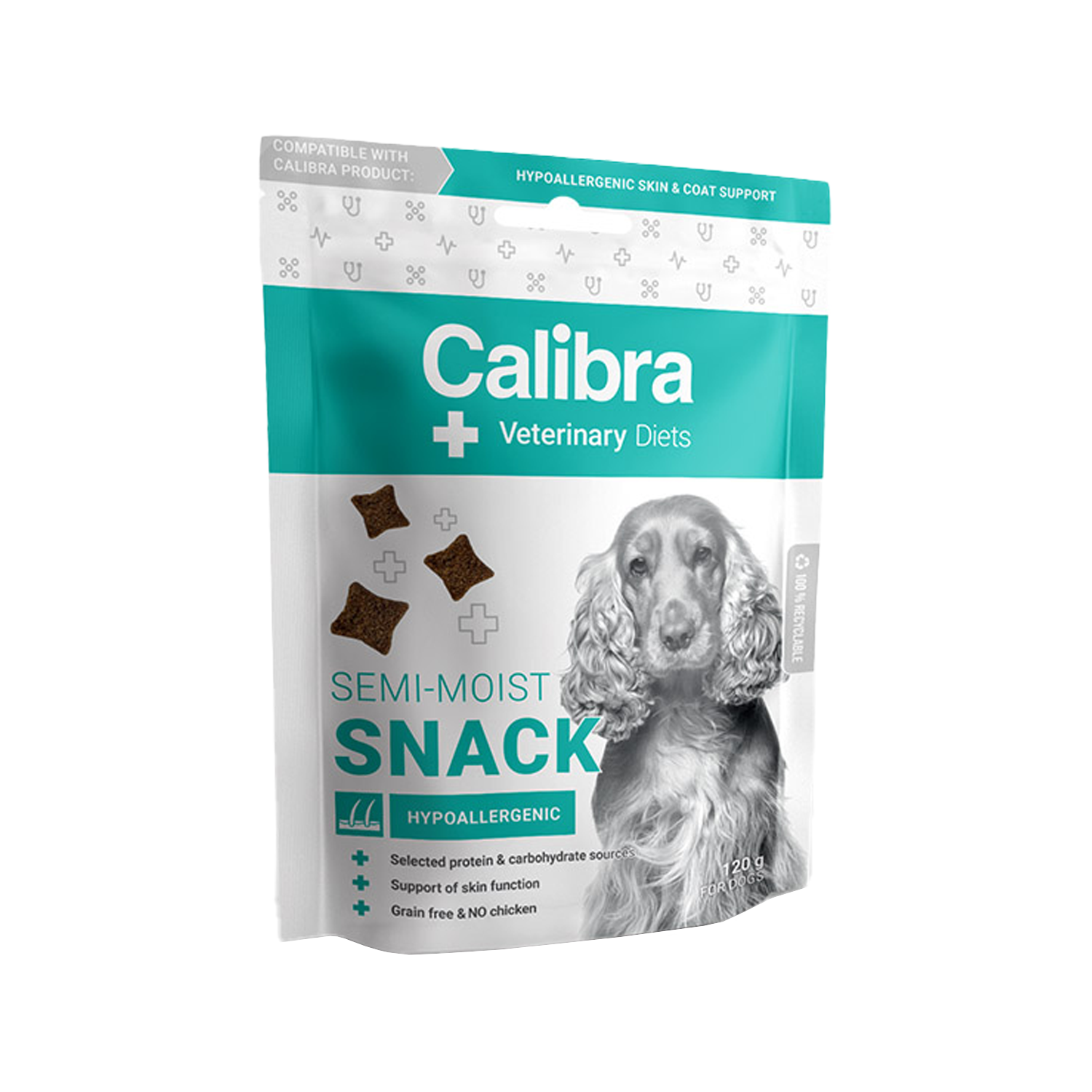 Calibra Dog Veterinary Diets - Hypoallergenic Semi-Moist Snack - 120 g Calibra Dog Veterinary Diets - Hypoallergenic Semi-Moist Snack - 120 g von Calibra