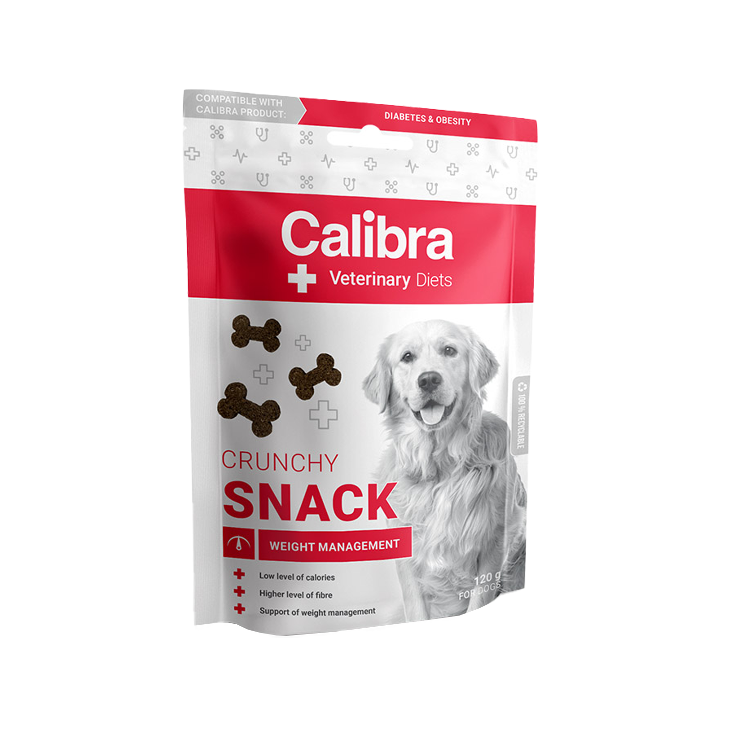 Calibra Dog Veterinary Diets - Weight Management Crunchy Snack - 120 g Calibra Dog Veterinary Diets - Weight Management Crunchy Snack - 120 g von Calibra