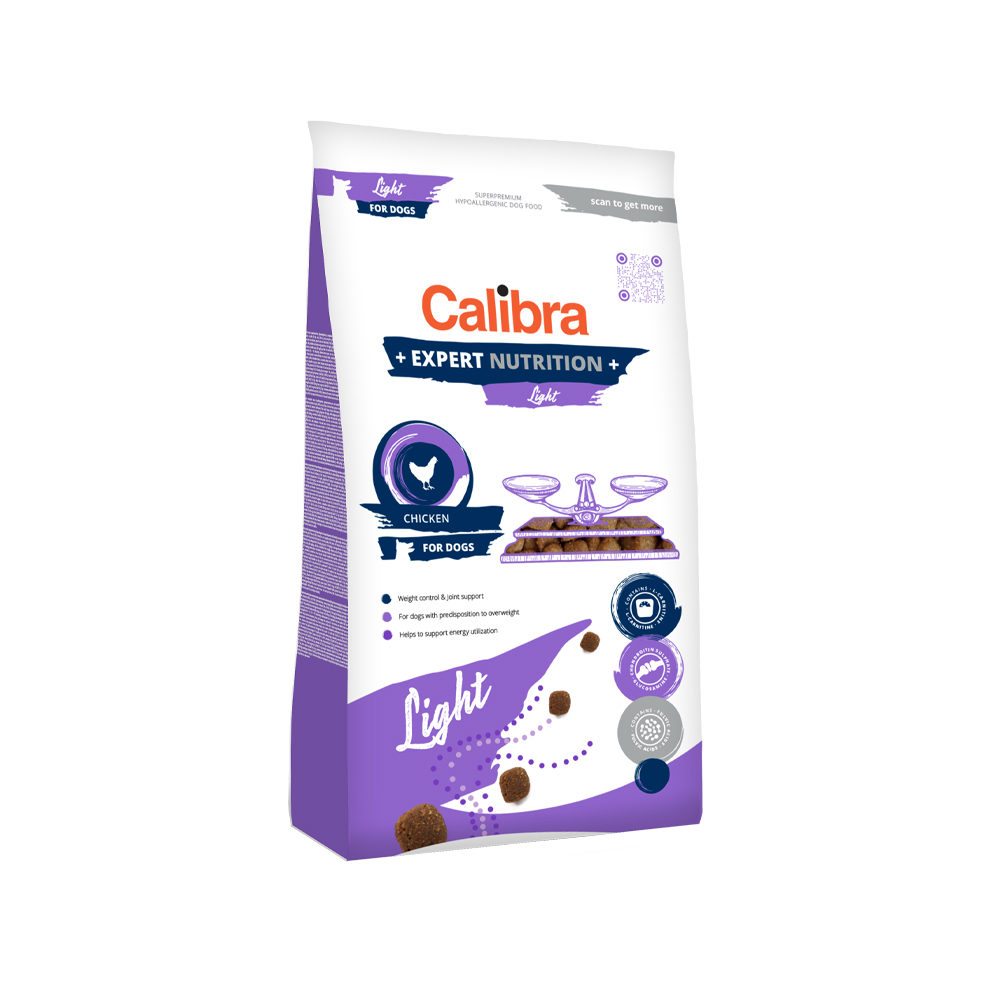 Calibra Expert Nutrition Light Hundefutter - Huhn & Reis - 12 kg von Calibra