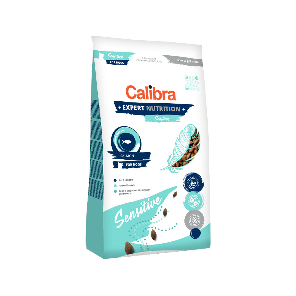 Calibra Expert Nutrition Sensitive Hundefutter - Lachs & Kartoffel - 12 kg von Calibra