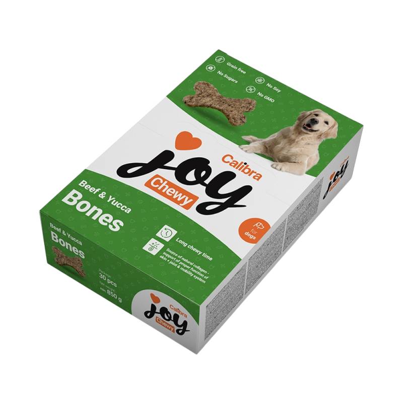 Calibra Joy Chewy Beef and Yucca Bones - 850 g Calibra Joy Chewy Beef and Yucca Bones - 850 g von Calibra