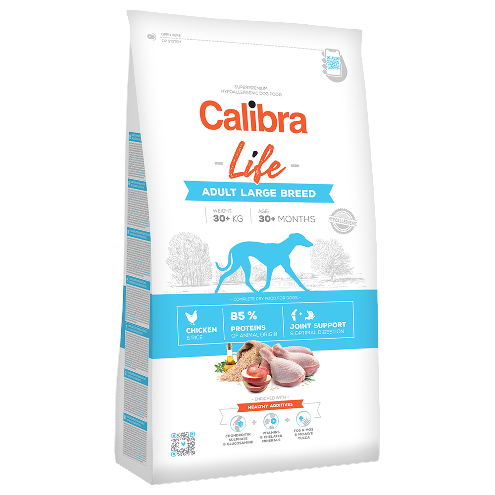 Calibra Life Adult Large Breed Huhn - Sparpaket: 2 x 12 kg von Calibra