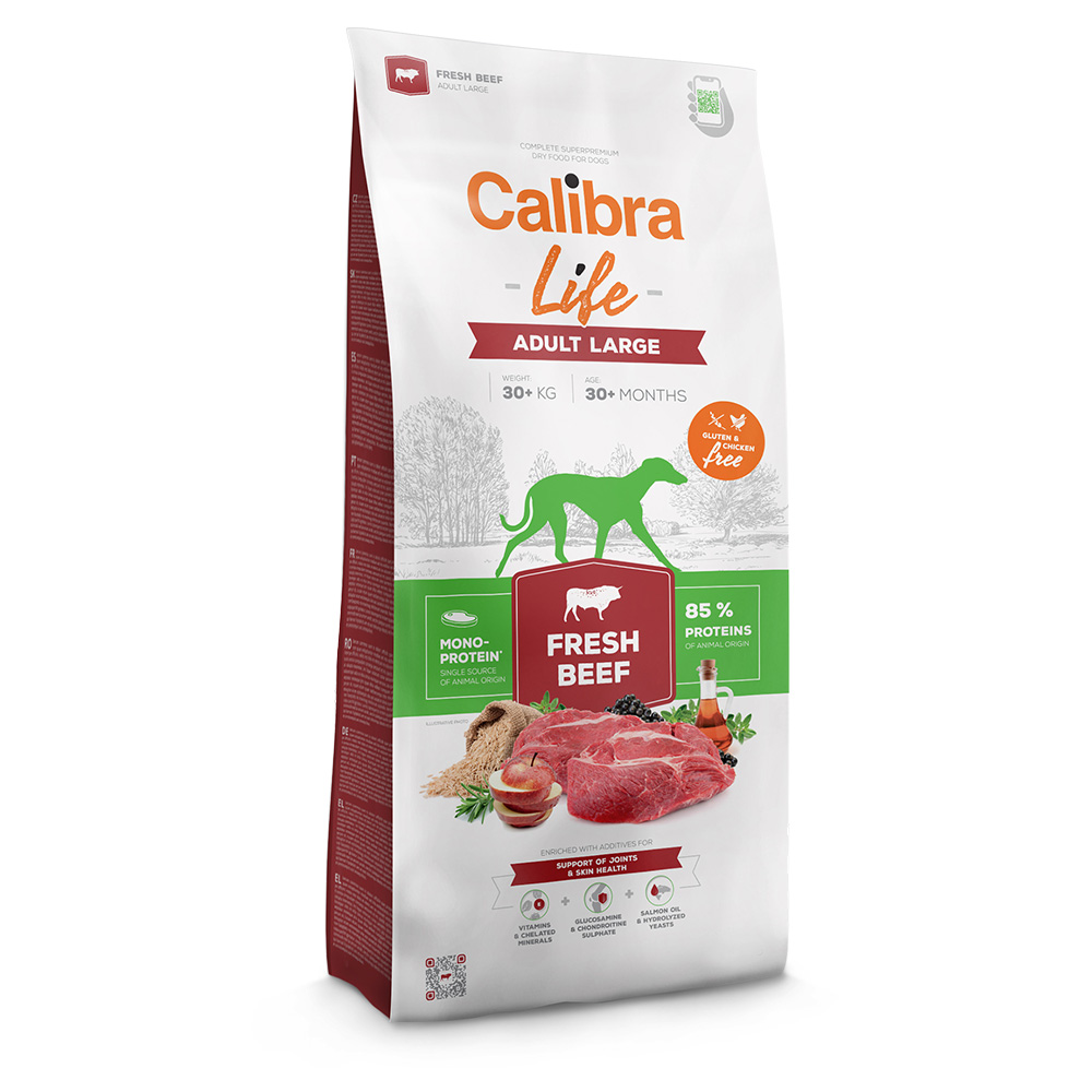 Calibra Life Adult Large Breed mit frischem Rind - Sparpaket: 2 x 12 kg Calibra Life Adult Large Breed mit frischem Rind - Sparpaket: 2 x 12 kg von Calibra
