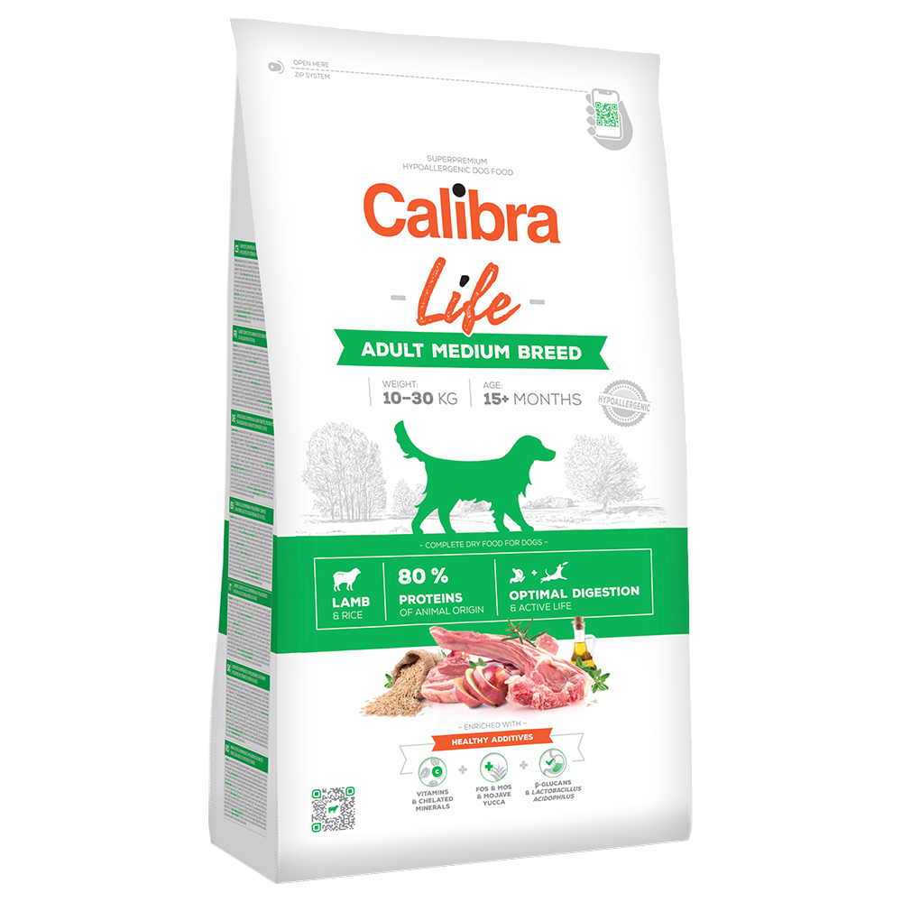 Calibra Life Adult Medium Breed Lamm - 12 kg Calibra Life Adult Medium Breed Lamm - 12 kg von Calibra