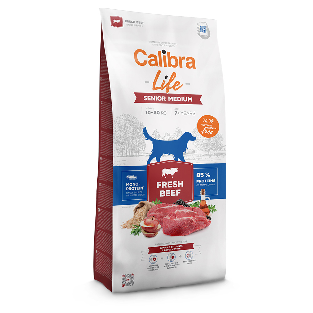 Calibra Life Senior Medium Breed mit frischem Rind - 12 kg Calibra Life Senior Medium Breed mit frischem Rind - 12 kg von Calibra