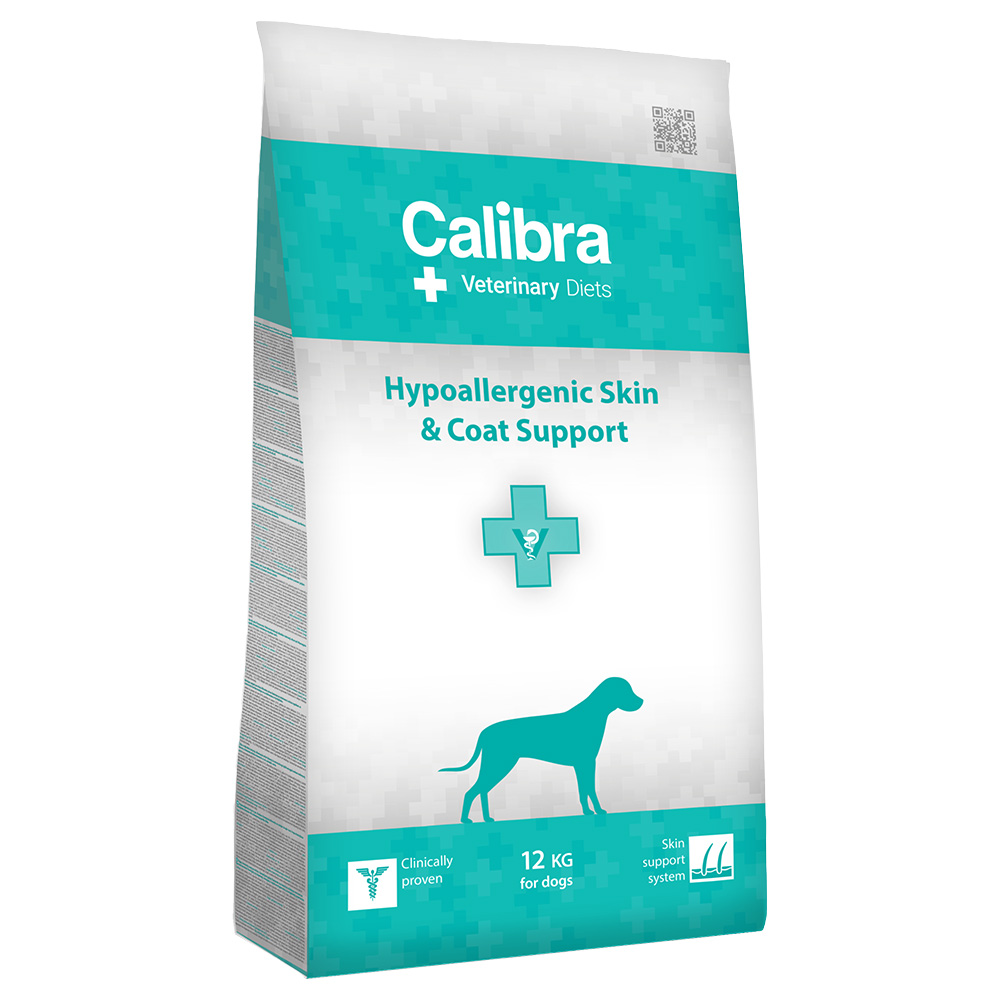Calibra Veterinary Diet Dog Hypoallergenic Skin & Coat Lachs - 12 kg von Calibra