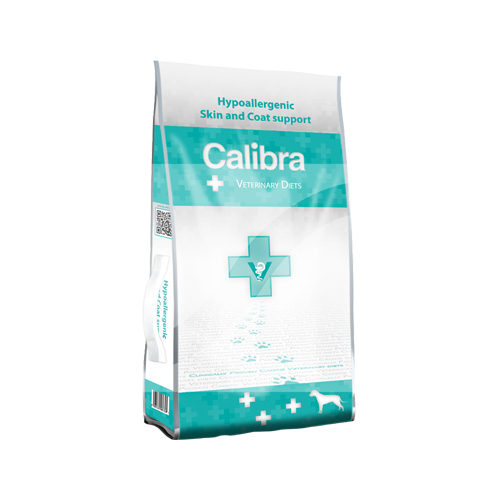 Calibra Veterinary Diets Hypoallergenic Skin & Coat Support Hundefutter - 12 kg von Calibra