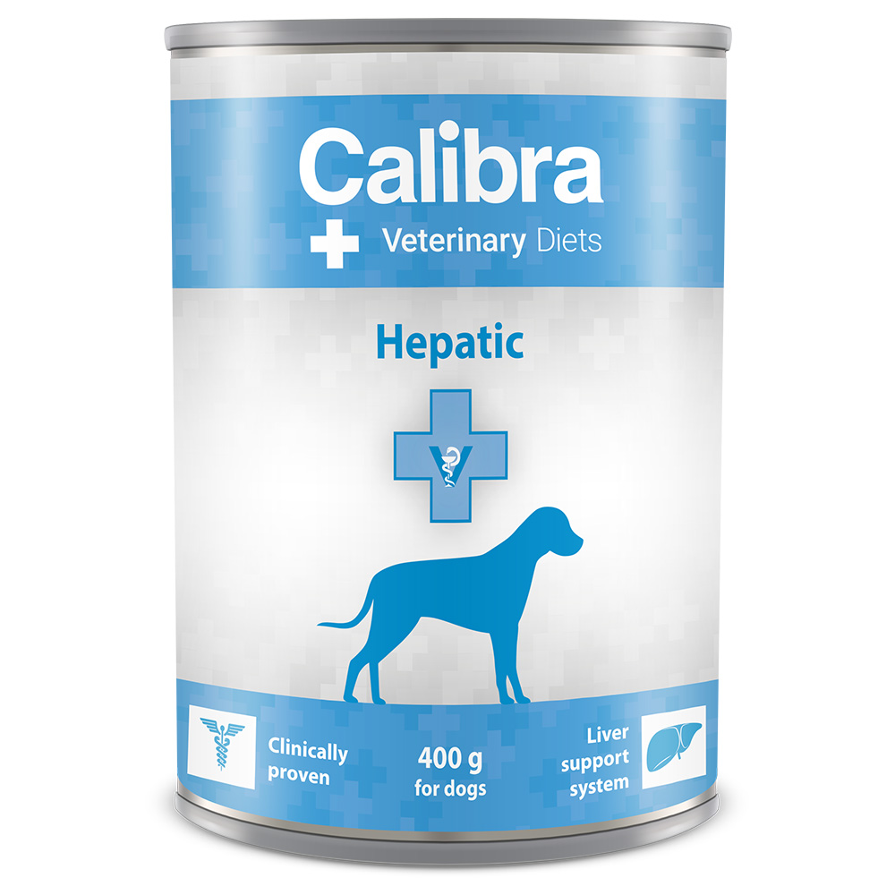 Sparpaket Calibra Veterinary Diet Dog Hepatic 12 x 400 g - Huhn von Calibra