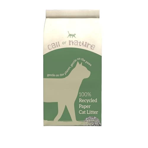 Call of Nature Katzenstreu aus recyceltem Papier, biologisch abbaubar, Geruchskontrolle, staubfrei, Nicht klumpend, 28 Liter Call of Nature Katzenstreu aus recyceltem Papier, biologisch abbaubar, Geruchskontrolle, staubfrei, Nicht klumpend, 28 Liter von Call of Nature