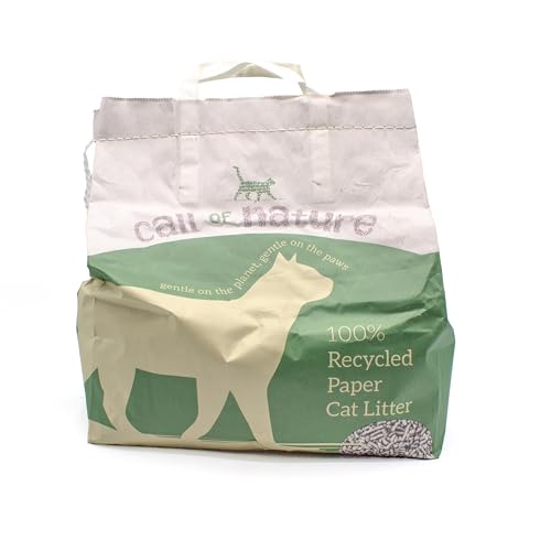 Call of Nature Katzenstreu aus recyceltem Papier, biologisch abbaubar, Nicht klumpend, 7 Liter von Call of Nature