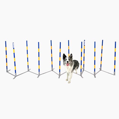 Callieway Orig Agility Slalom, TRICHTERSLALOM®, Gassenslalom, Agility Channel Weaves (FCI konform) von Callieway