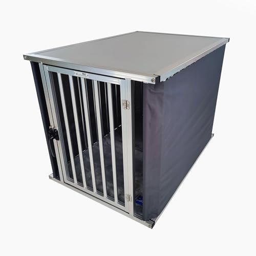 ALU DOGBOX/Hundebox/ALU Hundkäfig für Büro und Daheim (nur vertikale Stäbe) Orig. Callieway von Callieway