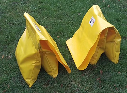 Agility Tunnel Stützsandsäcke (2er Pack) Standard - org. Callieway - verschieden Farben (Gelb 2x) von Callieway