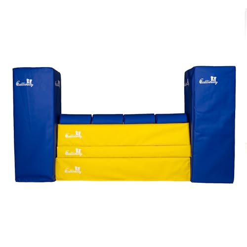 Callieway Turnier Agility Mauer „Bounce Over - Soft“ – alle FCI Sprunghöhen (gelb/blau) von Callieway