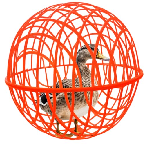 CalorMixs Hühnerstall in Kugelform, beweglich, 38,1 cm, für Tauben / Kaninchen / Enten geeignet, verhindert das Zertreten durch Pferde, Raubtiere von Adlern, Wölfen, Hundebissen von CalorMixs