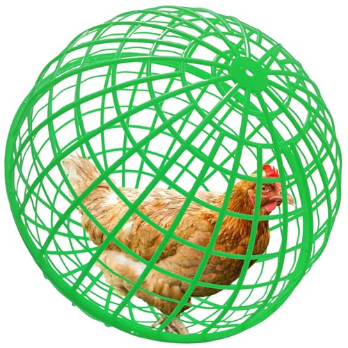 CalorMixs Rollbarer runder Hühnerkäfig für den Außenbereich, Kunststoff, Geflügelkäfig, Haus, Hinterhof, Hof, sicherer Gehstall, Kaninchen, Küken, Enten, Ballkäfig verhindert Hundebisse CalorMixs Rollbarer runder Hühnerkäfig für den Außenbereich, Kunststoff, Geflügelkäfig, Haus, Hinterhof, Hof, sicherer Gehstall, Kaninchen, Küken, Enten, Ballkäfig verhindert Hundebisse von CalorMixs