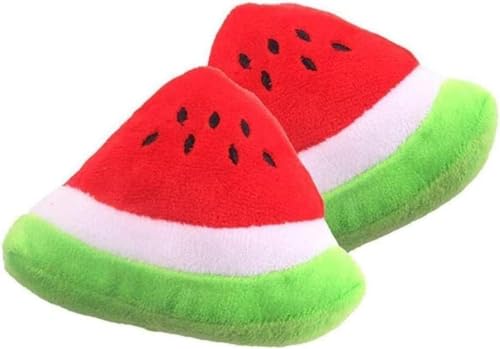 Calsgkspray Quietschender Plüsch-Ball aus Baumwolle, dreieckig, Wassermelonen-Sound, Welpen, kleine Hunde, Quietschspielzeug, nützliches und geschicktes Haustierzubehör, Quietschzubehör für Hunde Calsgkspray Quietschender Plüsch-Ball aus Baumwolle, dreieckig, Wassermelonen-Sound, Welpen, kleine Hunde, Quietschspielzeug, nützliches und geschicktes Haustierzubehör, Quietschzubehör für Hunde von Calsgkspray