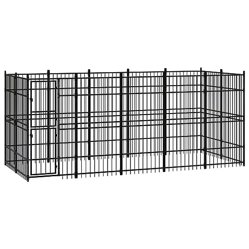 Camerina Outdoor-Hundezwinger Dog House Outdoor Pet Comfort Katzengehege Hundeauslauf DraußEn Tiergehege Stahl 9,22 m² 3097959 Camerina Outdoor-Hundezwinger Dog House Outdoor Pet Comfort Katzengehege Hundeauslauf DraußEn Tiergehege Stahl 9,22 m² 3097959 von Camerina