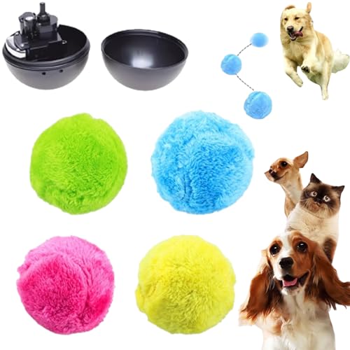 Camic Marvulur Dog Ball, Active Rolling Ball for Dogs, Automatic Rolling Ball for Dogs, Interactive Self Moving Balls Toys for Large Small Dogs (1 Set) von Camic