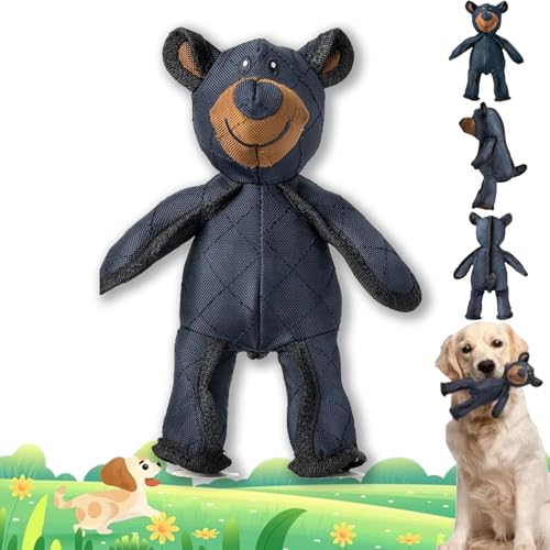 Camic Unbreak Bear Dog Toy, Unbreakable Bear, Indestructa Bear, 2025 New Unbreak-Bear for Heavy Chewers, Aggressive Chewers Indestructible Stuffed Plush Dog Squeaky Toys (1 Pcs) von Camic