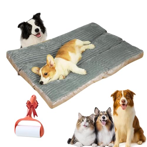 Mondpfote Orthocloud Pro, Ergonomisch Orthopädisches Hundebett, Abnehmbarem Waschbar Bezug & Extra Weicher Polsterung – Ideal für Kleine, Mmittelgroße, Grosse & ältere Hunde (Grau, L (100*75*7cm)) Mondpfote Orthocloud Pro, Ergonomisch Orthopädisches Hundebett, Abnehmbarem Waschbar Bezug & Extra Weicher Polsterung – Ideal für Kleine, Mmittelgroße, Grosse & ältere Hunde (Grau, L (100*75*7cm)) von Camic